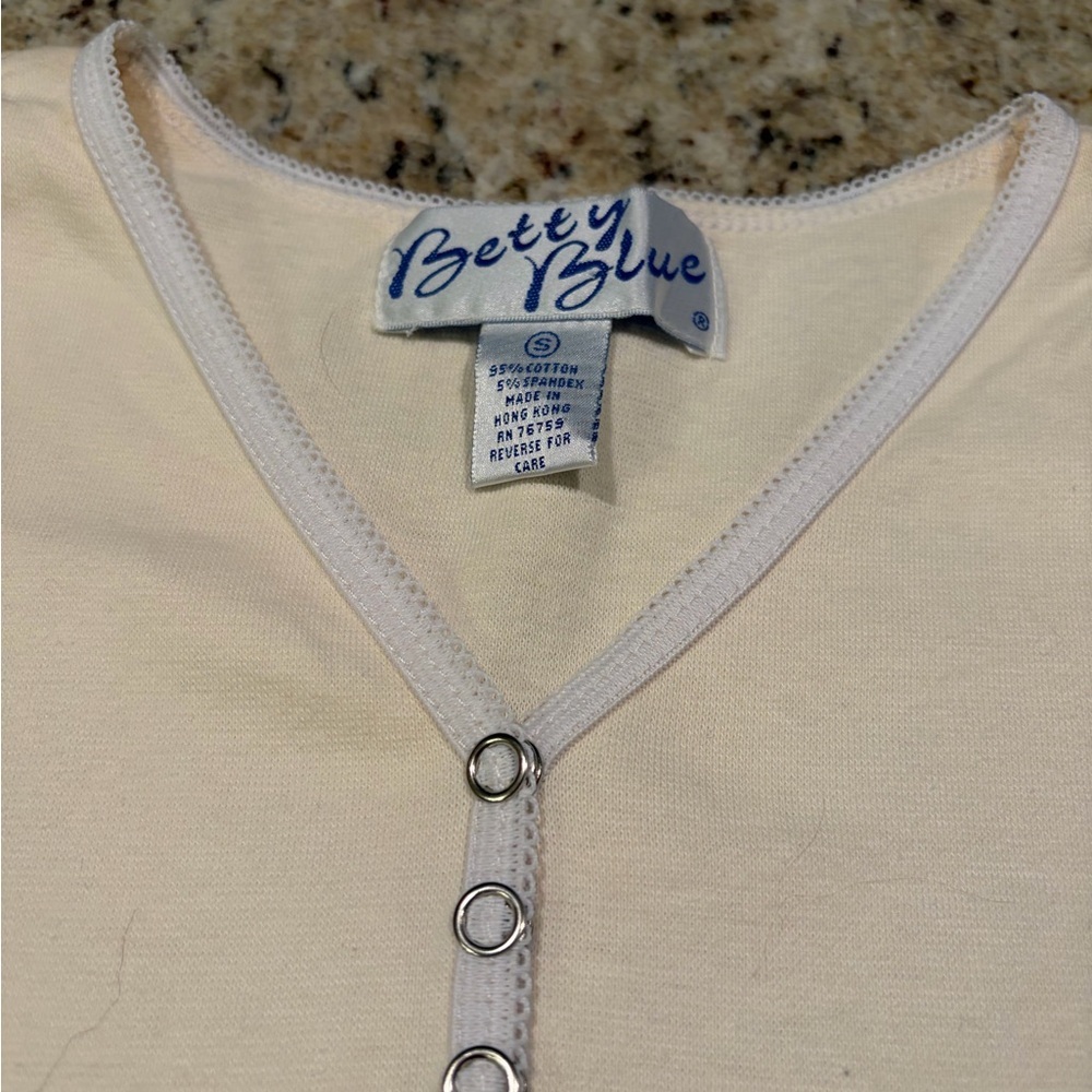 Vintage 90s Y2K Betty Blue Tank - Picture 2 of 8